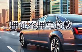 海东押证不押车贷款